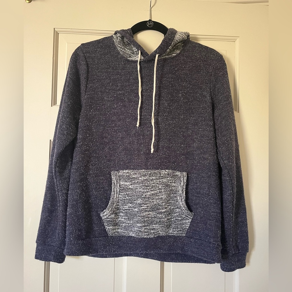 Meraki Women’s Lightweight Hoodie Sweatshirt Size Medium/Large Navy Blue